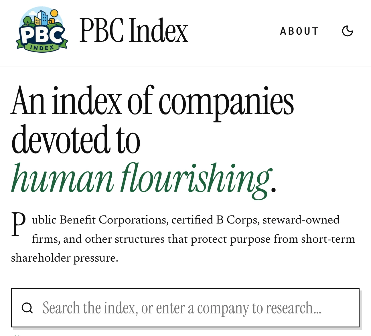 PBC Index